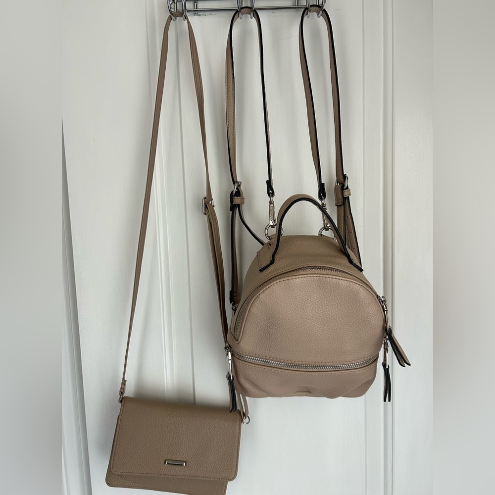 Mini Backpack w/Matching Crossbody Bag